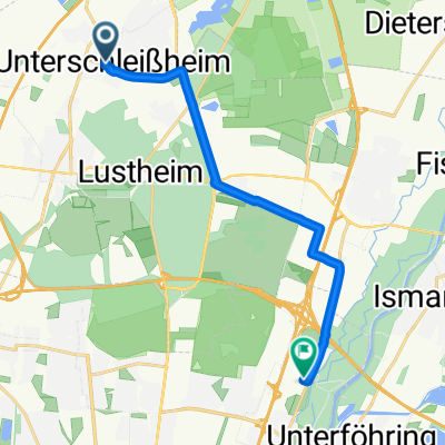 Pegasusstraße nach Freisinger Landstraße