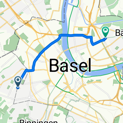 Steinbühlallee, Basel nach Im Surinam, Basel