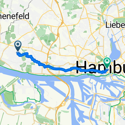 Tönninger Weg, Hamburg nach Hermannstraße, Hamburg