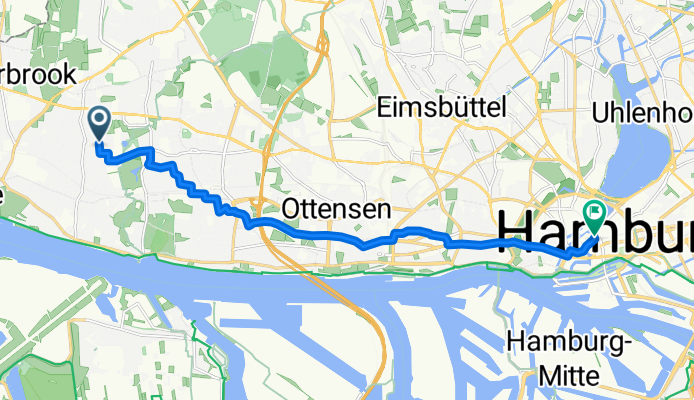 Tönninger Weg, Hamburg nach Hermannstraße, Hamburg