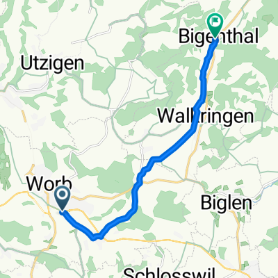 Richigenstrasse, Worb nach Küebiweg, Bigenthal