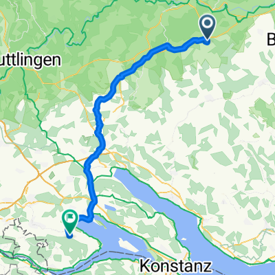 Hauptstraße, Krauchenwies nach Hegaustraße, Moos