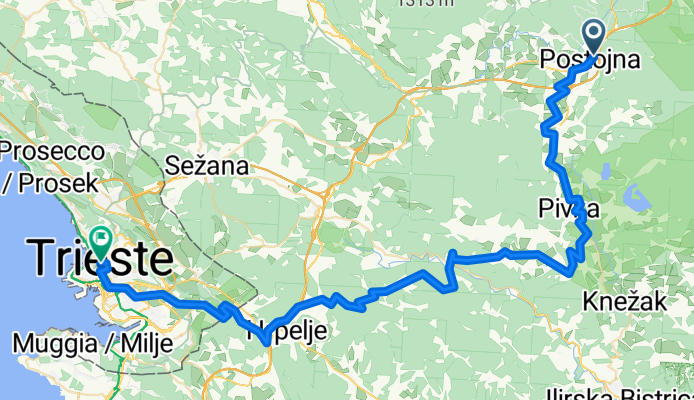 Kolodvorska cesta naar Piazza Carlo Goldoni