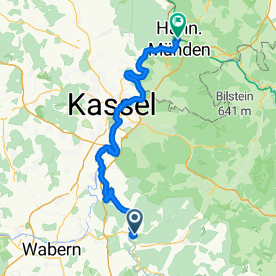 Etappe 6: Melsungen - Hann. Münden