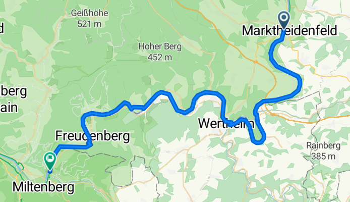 Von Marktheidenfeld bis Freudenberg