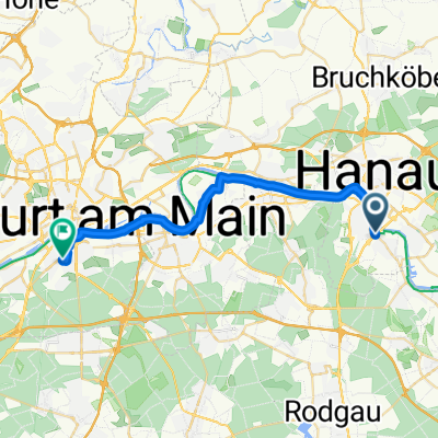 Von Hanau bis Frankfurt am Main
