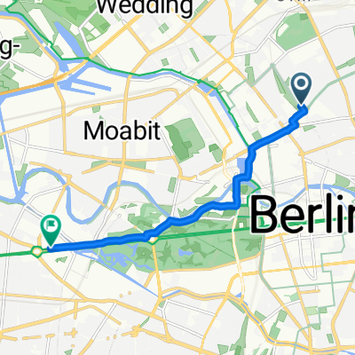 Theodor-Heuss-Weg, Berlin nach Straße des 17. Juni, Berlin