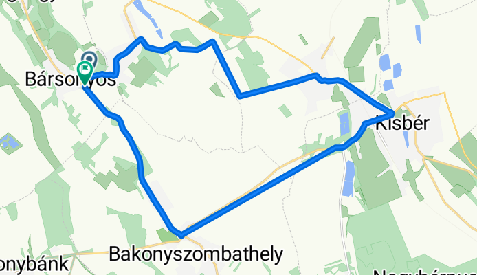 Rózsa utca, Bársonyos - Ady Endre utca, Bársonyos