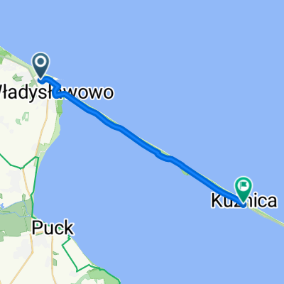 Obrońców Helu, Władysławowo do Kotwiczna, Kuźnica