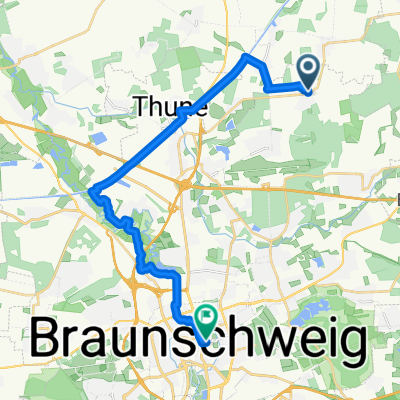 Route in Braunschweig