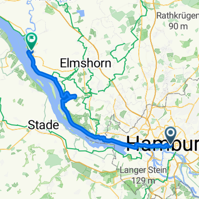 Hamburg to Glückstadt