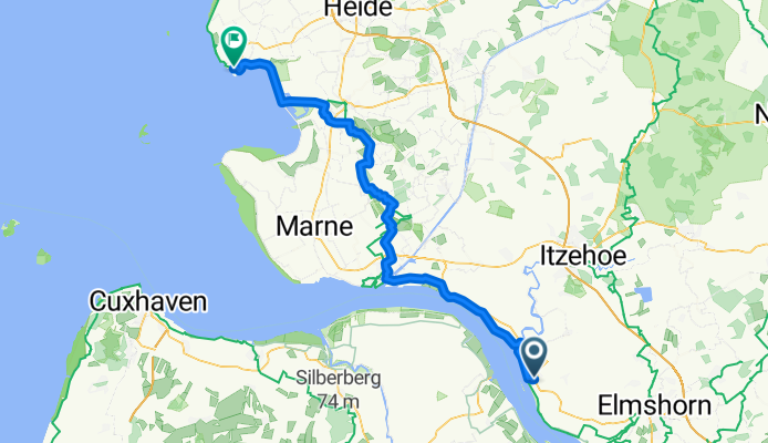 Glückstadt to Büsum