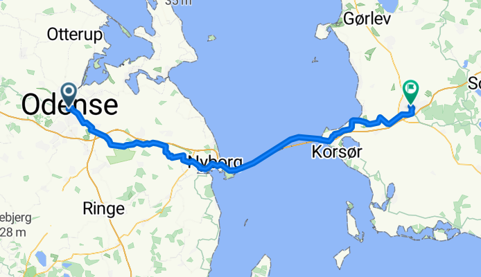 Odense to Slagelse