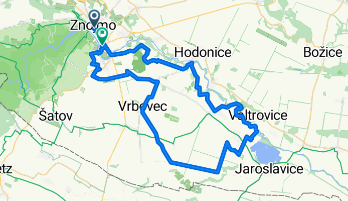 Znojmo 25 - TRASA B - MOKRÁ