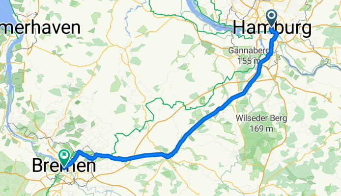 From Hamburg to Bremen
