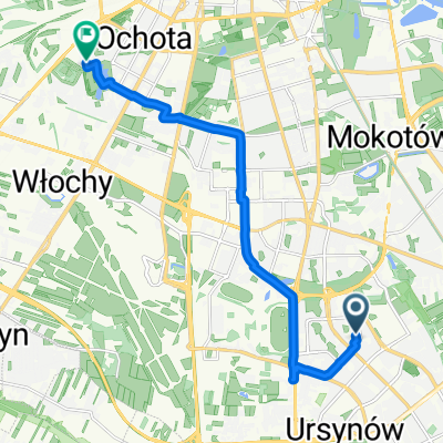 Zamiany, Warszawa do Kukiełki, Warszawa