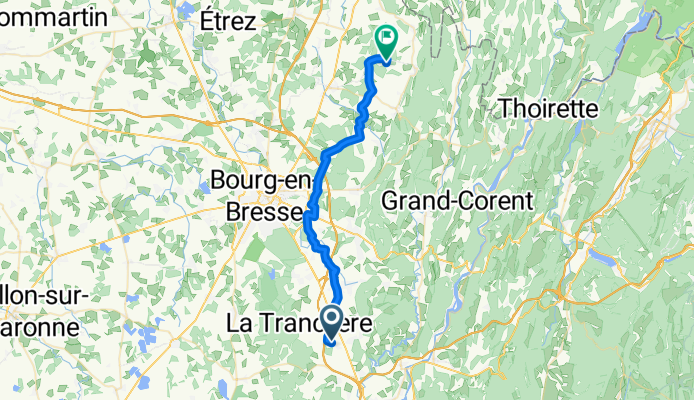 Route du Mollard, Saint-Martin-du-Mont à Chemin de la Grange du Pin, Val-Revermont