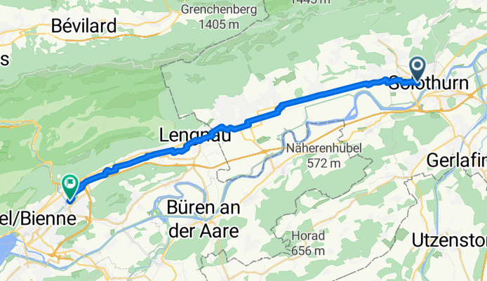 Von Solothurn bis Biel