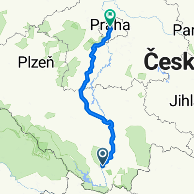 Český Krumlov nach Prague