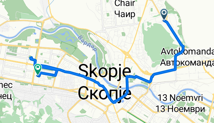 Zenička, Skopje to Drezdenska, Skopje