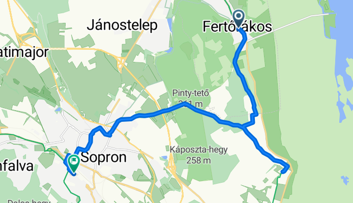 Patak sor to Kaboldi utca
