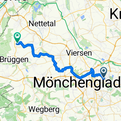 Von Mönchengladbach bis Brüggen