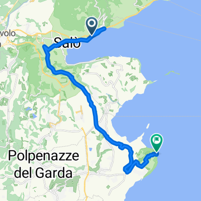 Via Cure del Lino, Salò nach Manerba del Garda