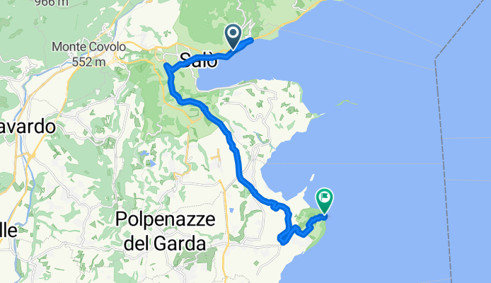 Via Cure del Lino, Salò nach Manerba del Garda