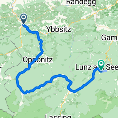 Von Waidhofen an der Ybbs bis Lunz am See