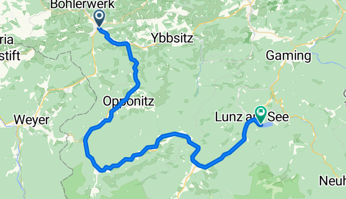 Von Waidhofen an der Ybbs bis Lunz am See