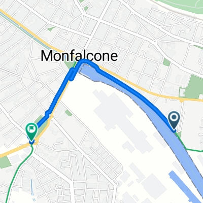 Via del Lisert, Monfalcone a Via dei Bagni, Monfalcone