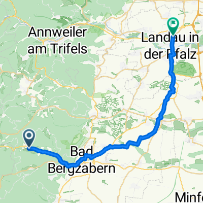 Von Birkenhördt bis Landau in der Pfalz