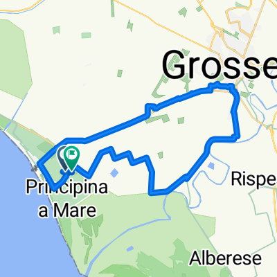 Da Grosseto a Strada Provinciale Trappola