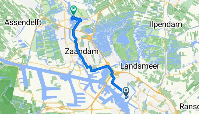 Ms. van Riemsdijkweg to Kalverringdijk 31A
