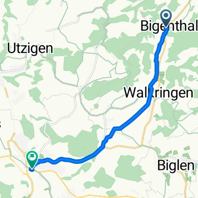 Küebiweg, Bigenthal nach Richigenstrasse, Worb