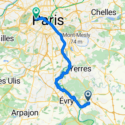 6_ Vom Hotel Novotel nach Paris