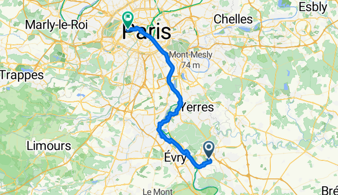 6_ Vom Hotel Novotel nach Paris