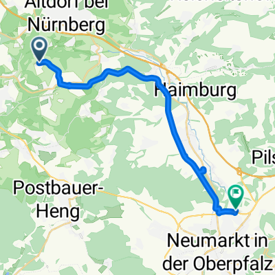 Westhaid, Burgthann nach Am Berliner Ring, Neumarkt in der Oberpfalz
