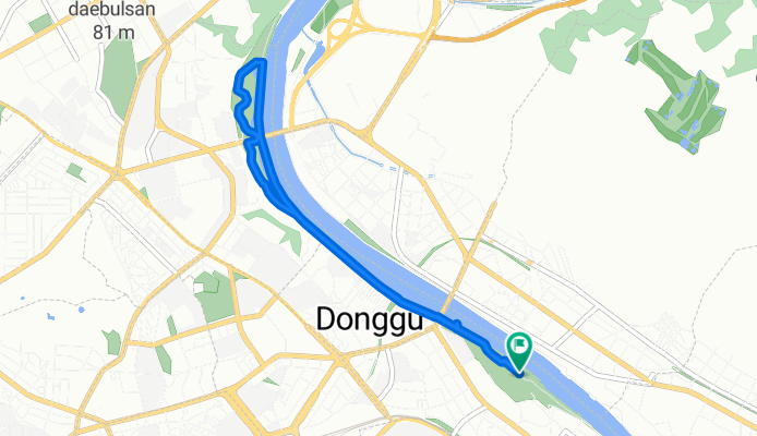 효목동, 대구광역시에서 효목동, 대구광역시까지