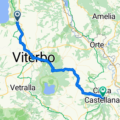 Montefiascone nach civita Castellana Etappe 3