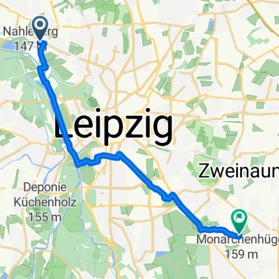 Friedrich-Bosse-Straße, Leipzig nach Morawitzstraße, Leipzig
