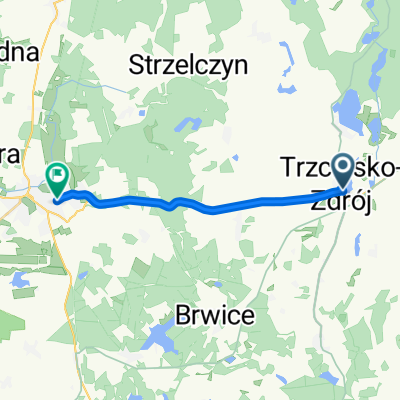 trasa pojezierzy E3 Trzcińsko zdrój-Chojna