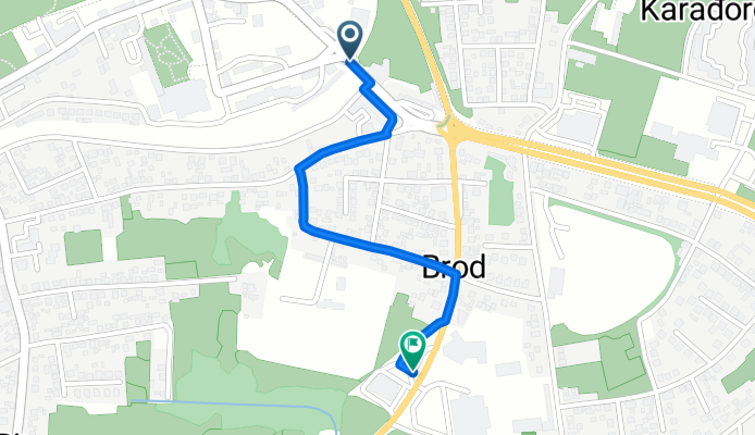 Dr Jovana Raškovića, Brod to Krajiških brigada, Brod