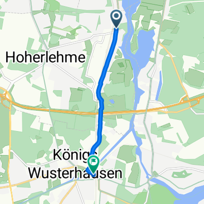 Friedrich-Engels-Straße, Wildau nach Bahnhofsvorplatz, Königs Wusterhausen