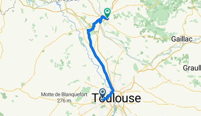 Colomiers to Montauban
