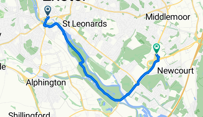 Fore Street to Unnamed Road