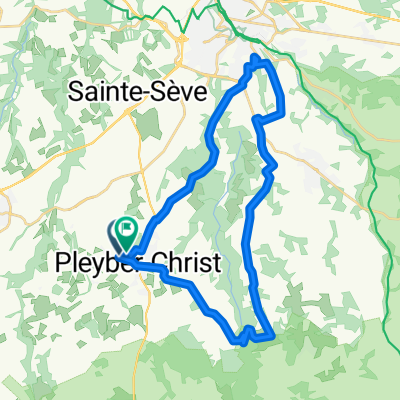 Itinéraire à Pleyber-Christ