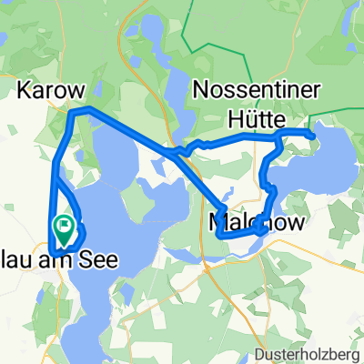 Route nach Quetziner Straße 72A