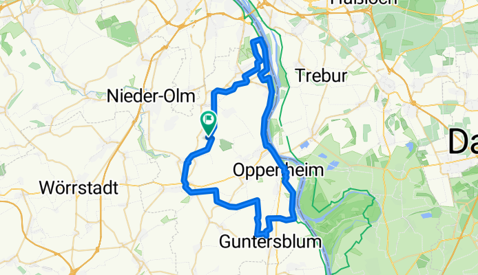 Guntersblum Römerturm - Laubenheim