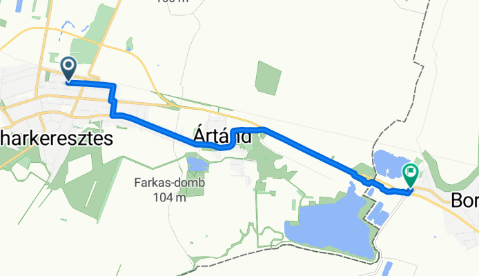 Útvonal innen: Nagy Sándor utca 11-13